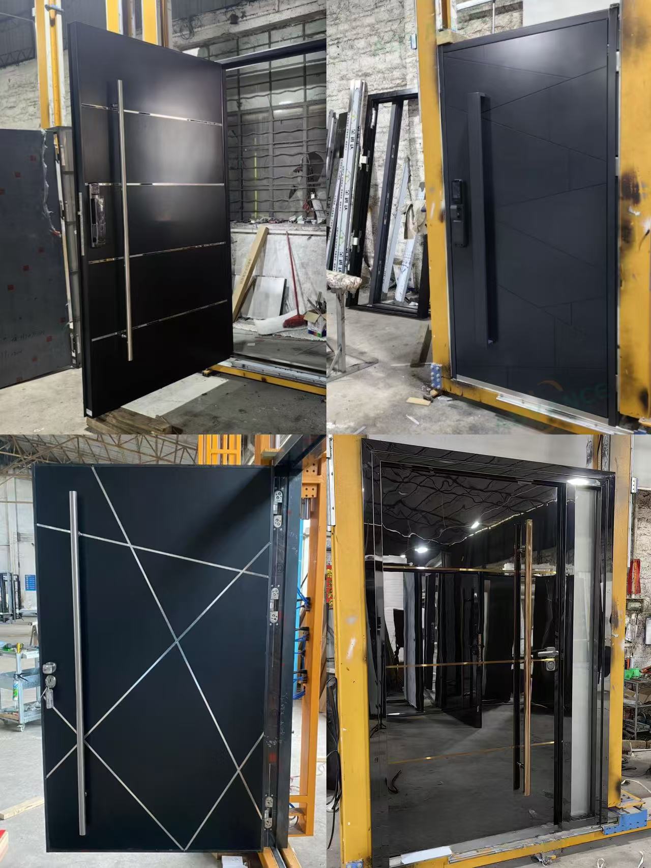 Metal Exterior Security Door detail 6