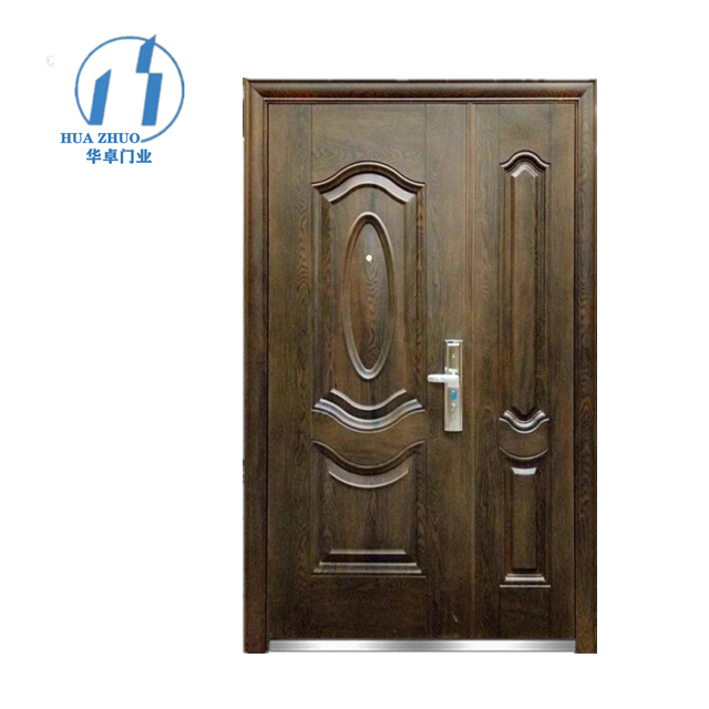 Industrial Steel Security Door-Exterior Bulletproof Anti-Rust Galvanized Door with Ventilation Louver for Nigerian Factories