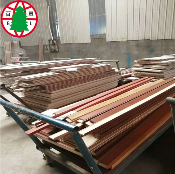 Bedroom Sound Insulation PVC WPC Entry Doors Veneer Modern Swing for Hotel Office Interior