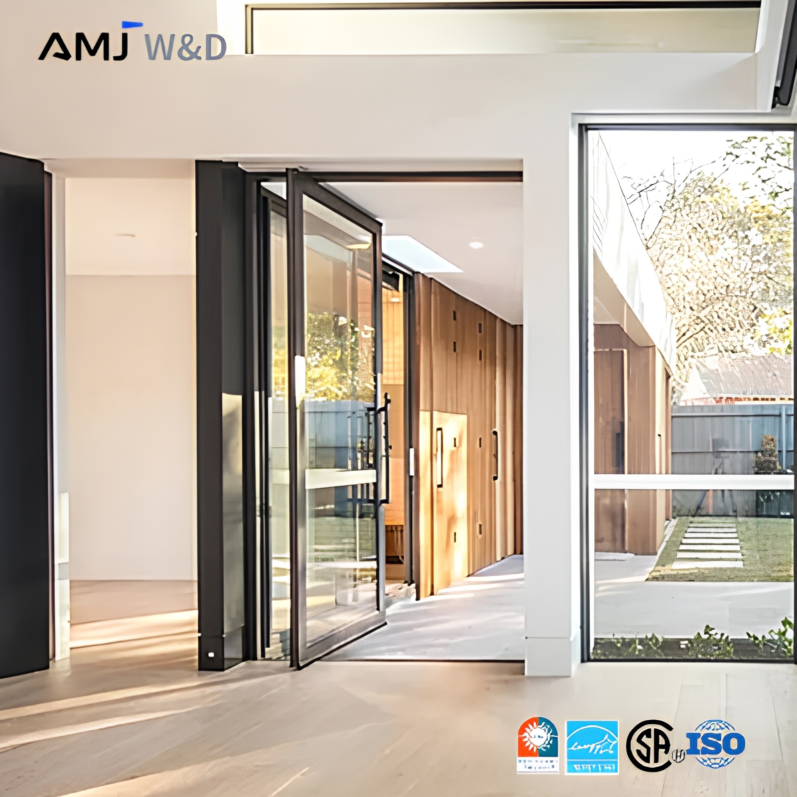 China Custom Exterior Pivot Front Entrance Glass Door Oversized Aluminum Pivot Door Aluminium Modern