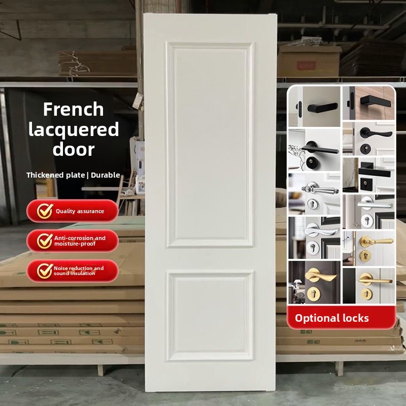 Interior Wooden Doors Featuring a Silent and Soundproof Integrated Design.