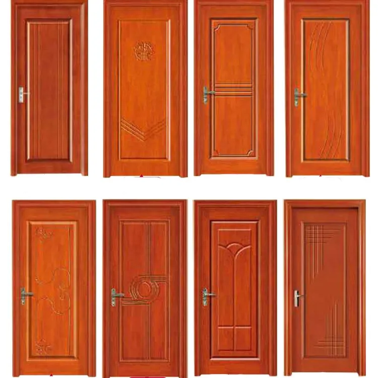 European Style Pure Solid Wood Home Interior Room Door