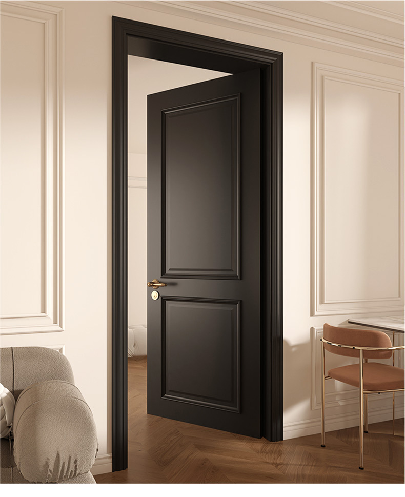Oak Solid Wood Doors With Soundproof Core, Hinged Prehung Doors For US High-End Residential Developers
