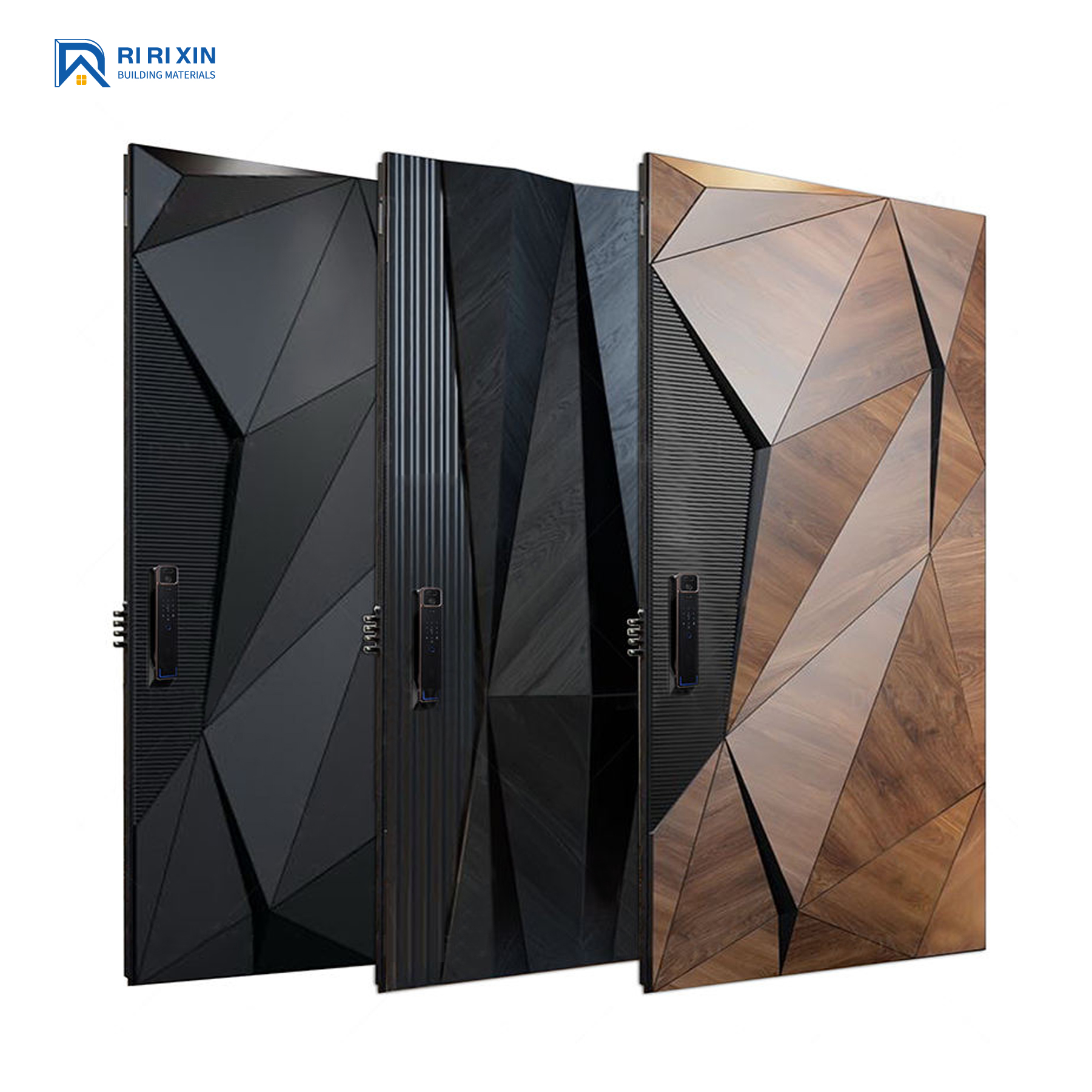 Metal Exterior Security Door detail 1