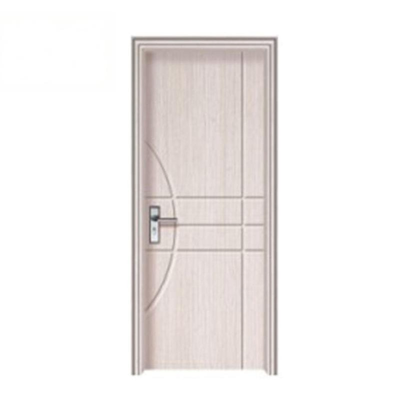 Water-Proof WPC/PVC Hotel Bedroom Door Modern Interior Bathroom Door Residential Door