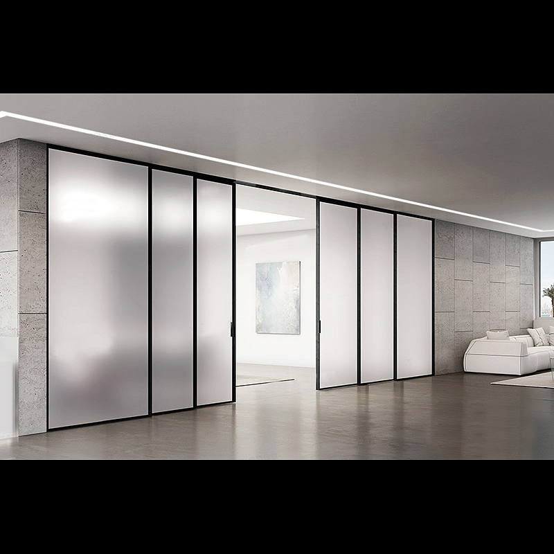 Xin Dafu Xdf330 Modern Aluminum Alloy Revolving Door with Tempered Glass Anti-impact Rated Sound Insulation Off-axis Pivot Door