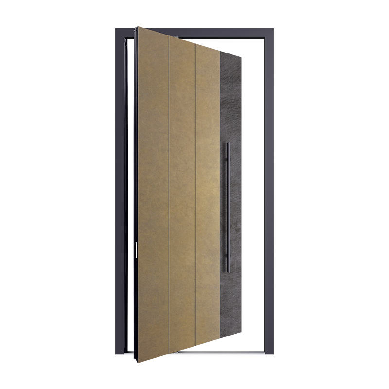 Armored Door Bullet Proof Exterior Security Doors Wrought Iron Aluminum Midcentury Modern Design SODERFE Brand Zhejiang China
