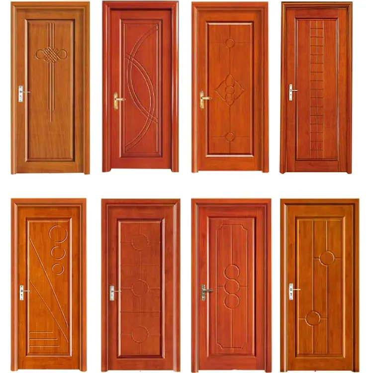 European Style Pure Solid Wood Home Interior Room Door