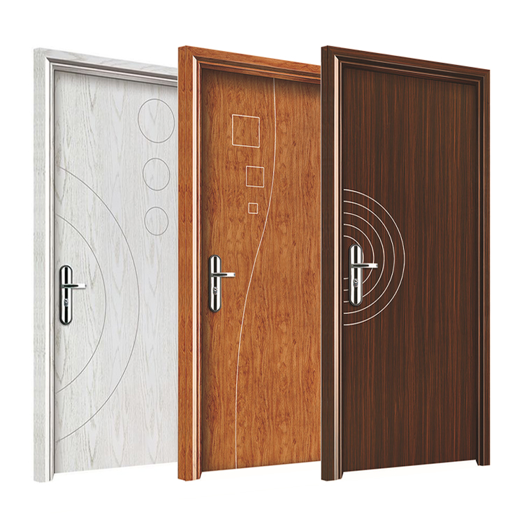 China Foshan Provider Design Bathroom Water Proofing Composite Plastic Wooden WPC Door
