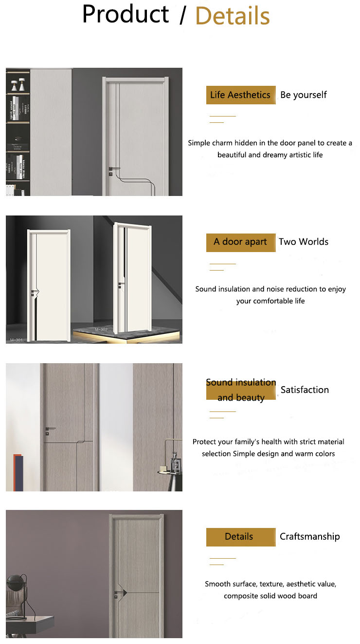 Interior Solid Wood Door Style 3