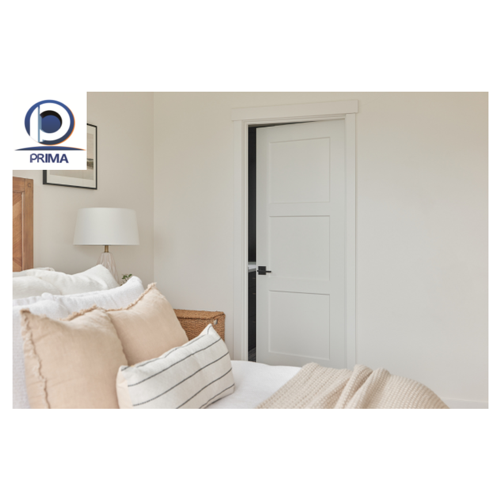 Luxury Modern Minimalist Design Soundproof Flush Plywood Engineering Project Interior Room Custom Wooden Doors