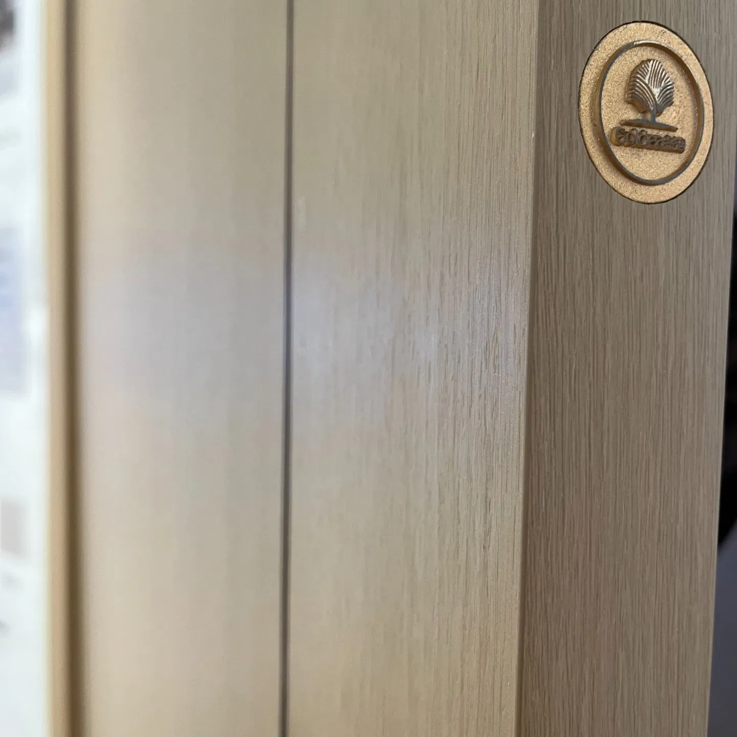 Custom Support Inside Interior Wood Fashion Timber Grey Indoor Melamine MDF Slab Door