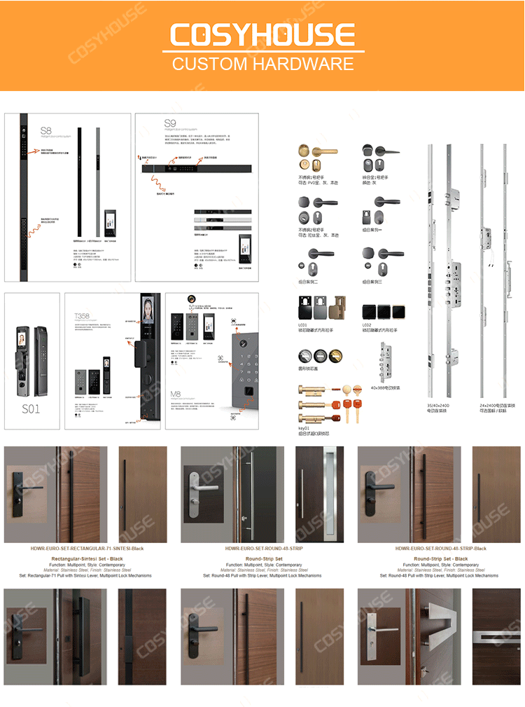 High Security Pivot Doors Fireproof and Bulletproof Armored Front Entry Door
