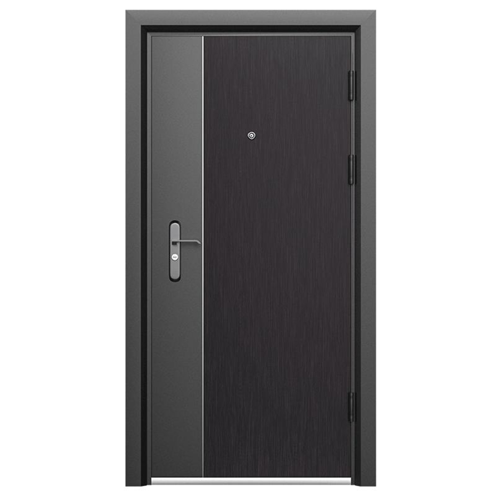 Modern Style Exterior Security Metal Anti Thief Steel Security Doors With Smart Lock and SS Lockset