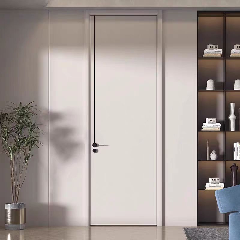 Custom Modern Design Solid Wood Waterproof Soundproof Entry Doors 5 Year Warranty-Elegant Durable Finished Surface-JSH Brand-Get