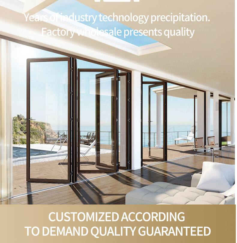 Modern Aluminum Folding Door System