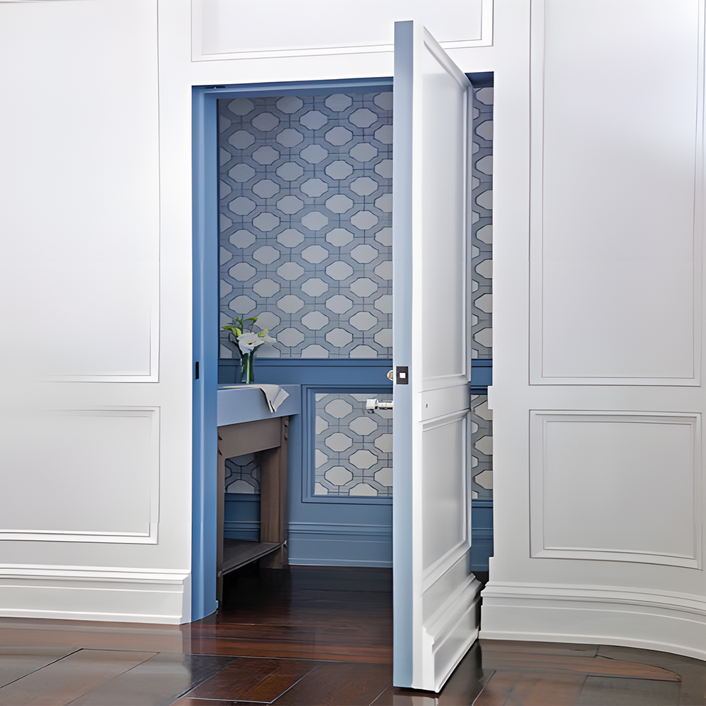 Chantadoor Factory Direct Invisible Flush Door Modern Hidden Wooden Door for Commercial Projects