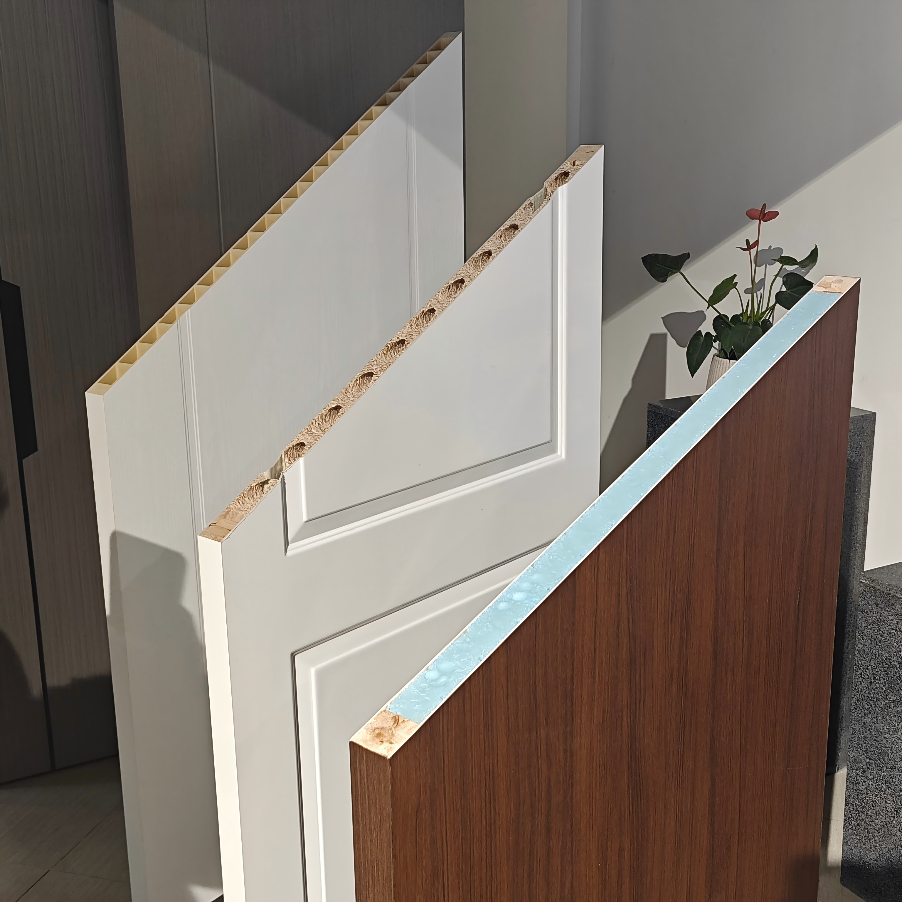 WPC Material Bathroom Door With Waterproof And Moisture Proof Features Perfect For Modern Spaces
