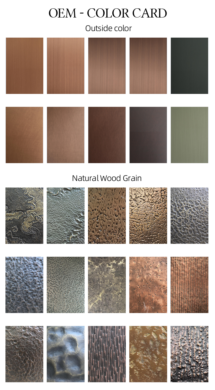 Copper Door Texture Pattern
