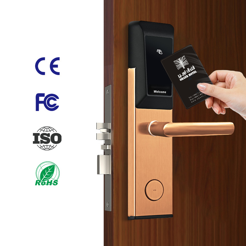 EOKO Luxury Solid Wood Interior Fire Proof Door With Door Frame For Hotel Bedroom Sound Insulation Wooden Door