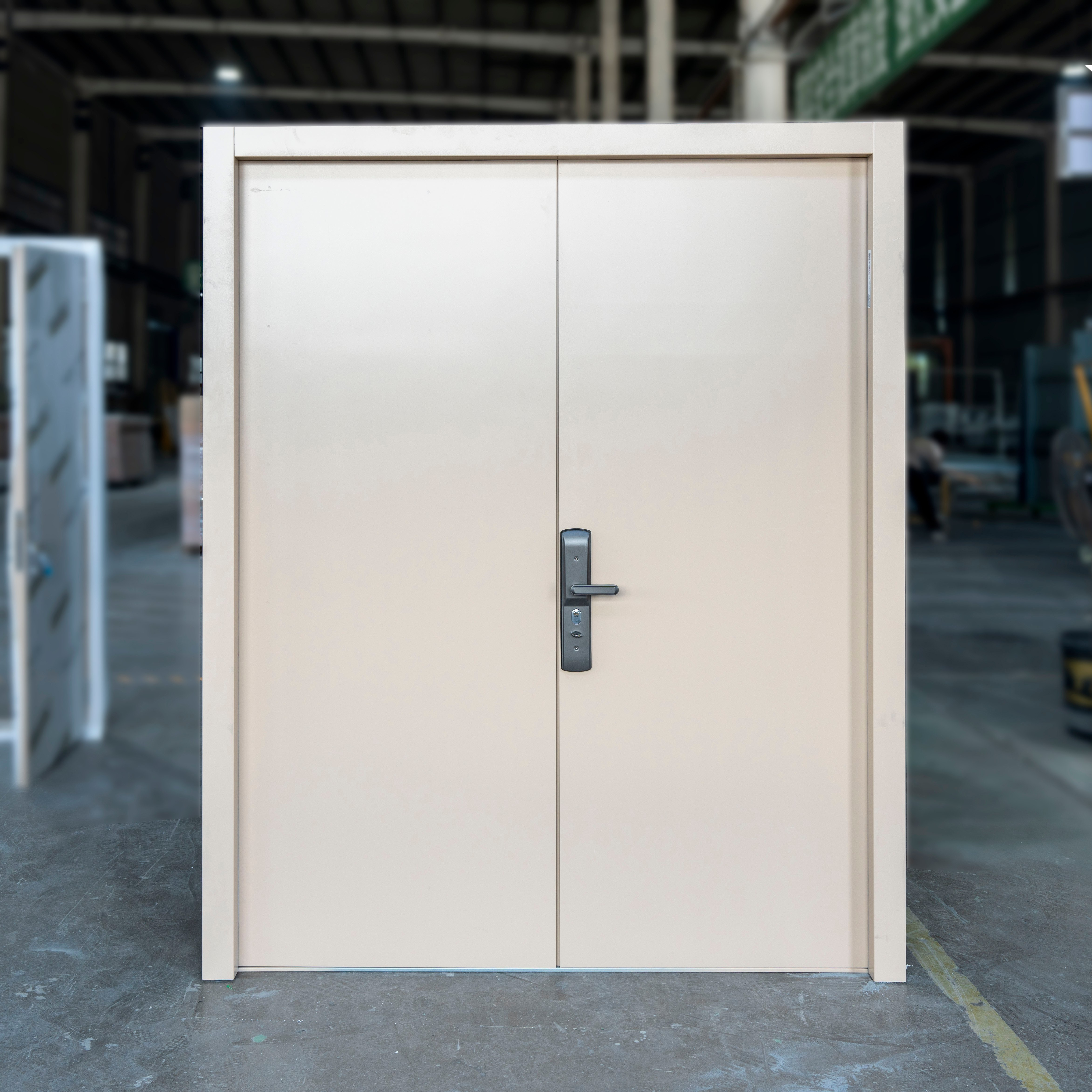 Yonking Safety Door Anti-theft Galvanized Steel Fire Proof Class A 90min Security Fire Door For Hospital Apartment Hotel House