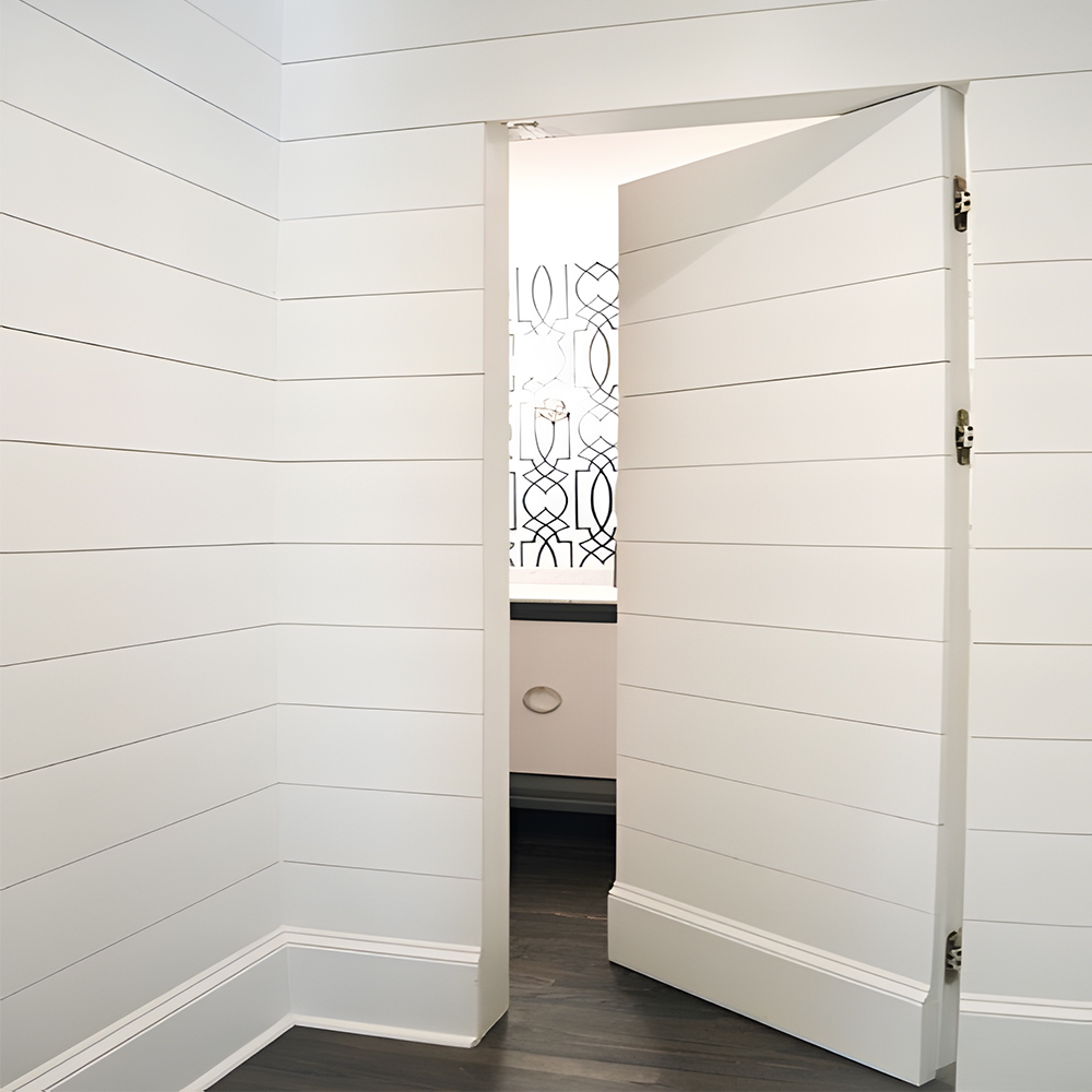 Chantadoor Factory Direct Invisible Flush Door Modern Hidden Wooden Door for Commercial Projects