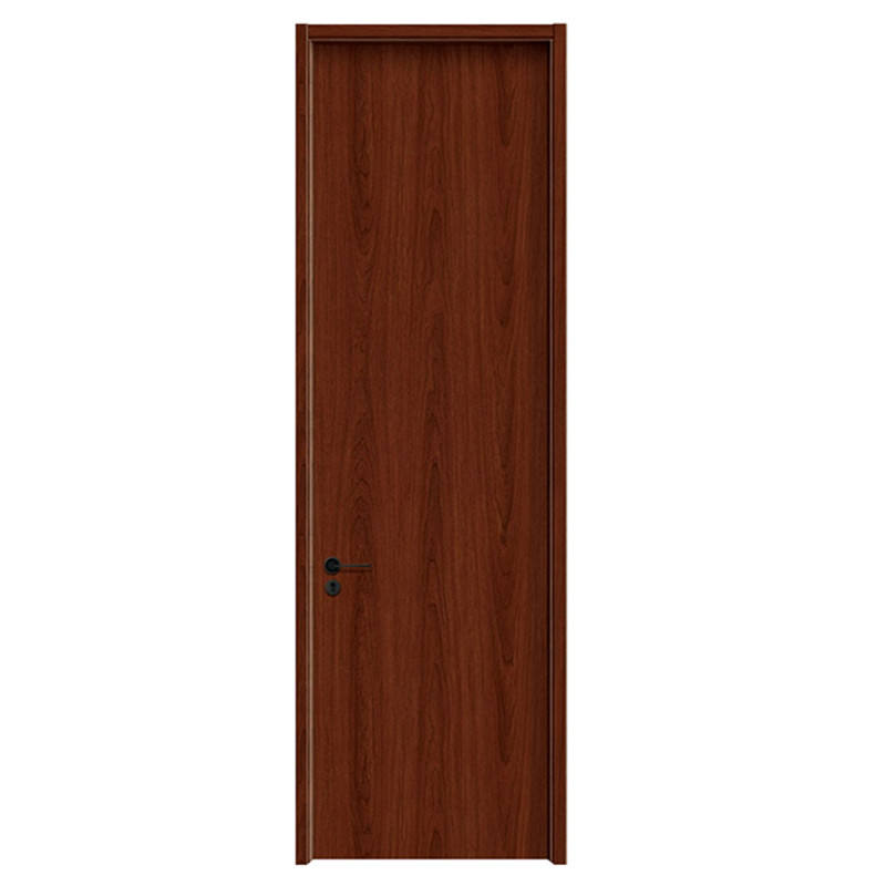 Wholesale Minimalist Living Room Hotel Home WPC Hollow Interior Waterproof PVC Plywood Laminated Cheap Woven Wood Veneer Doors
