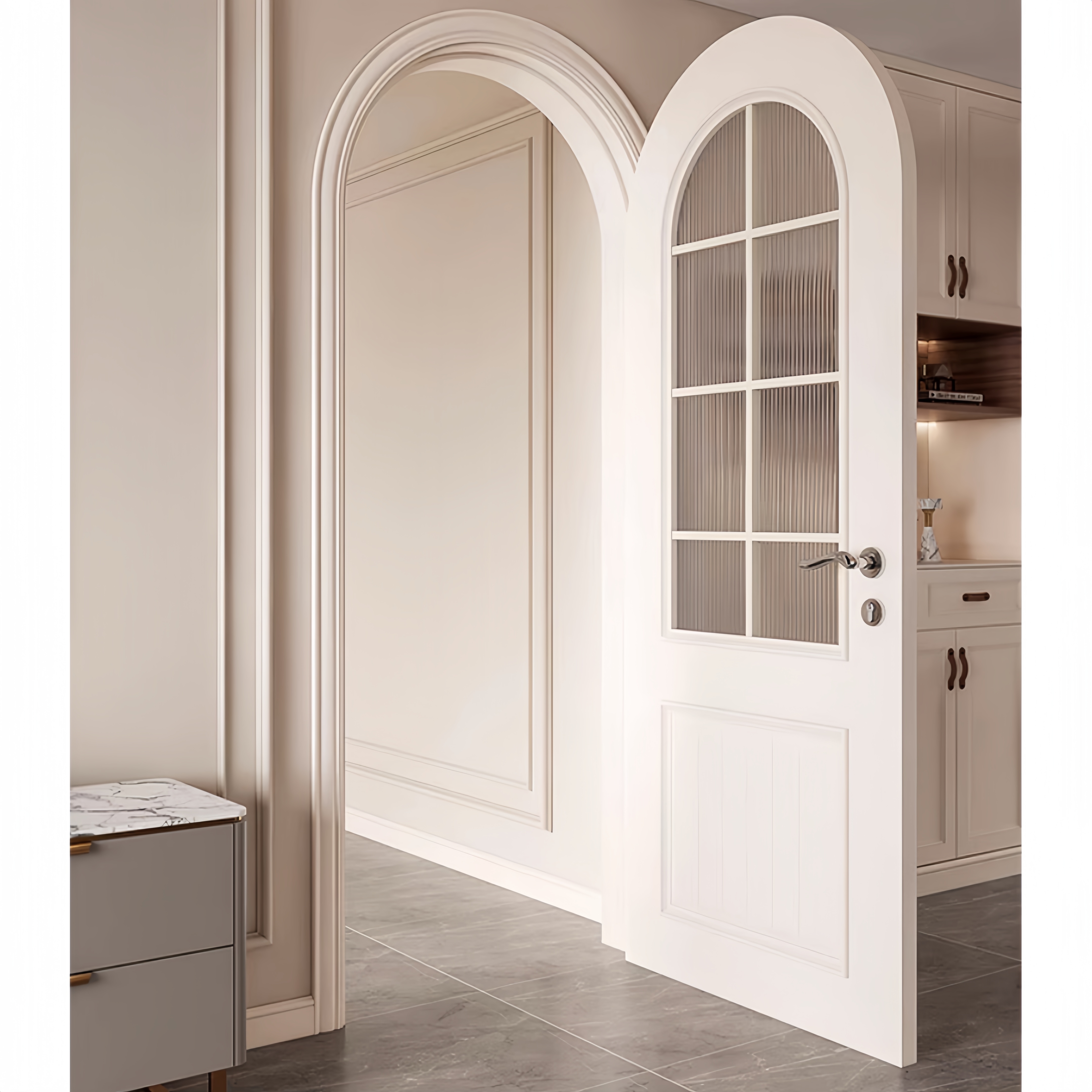Glass door