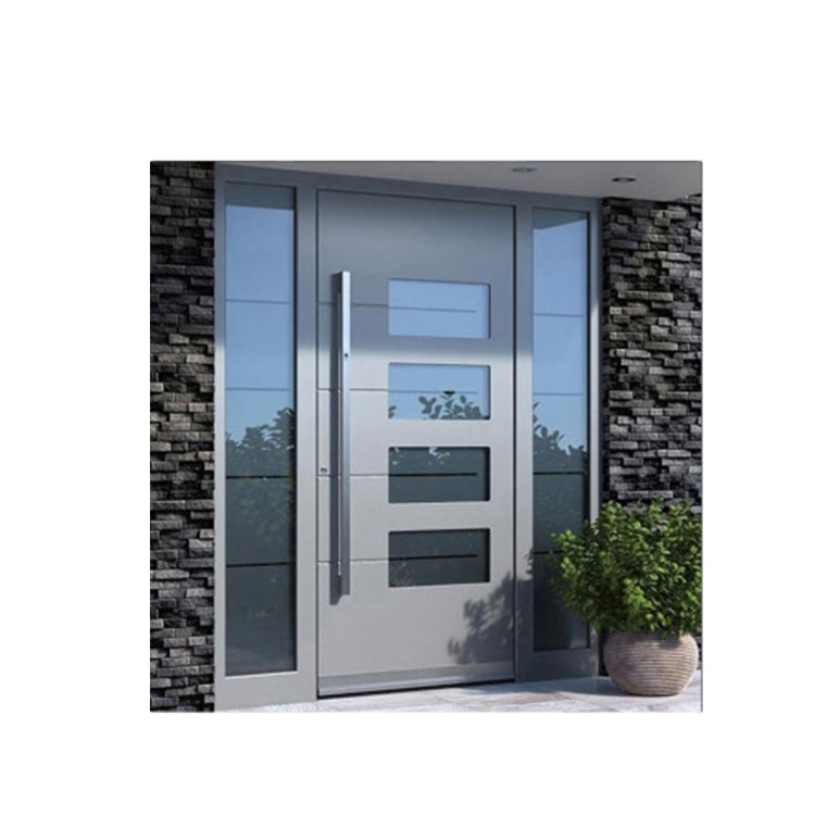 External Modern House Main Entry Door Exterior Designs Entrance Security Aluminum Front Doors
