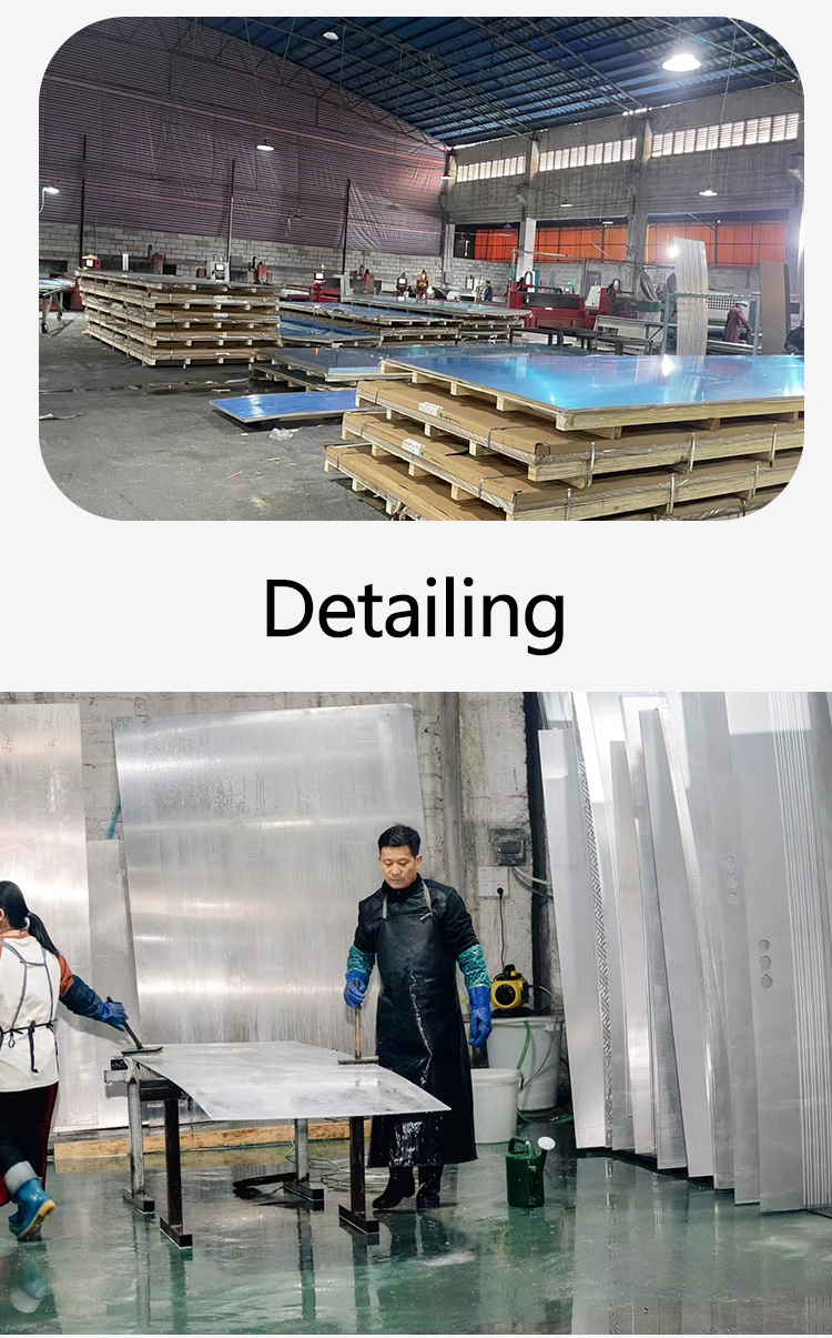 Stainless steel door style 8