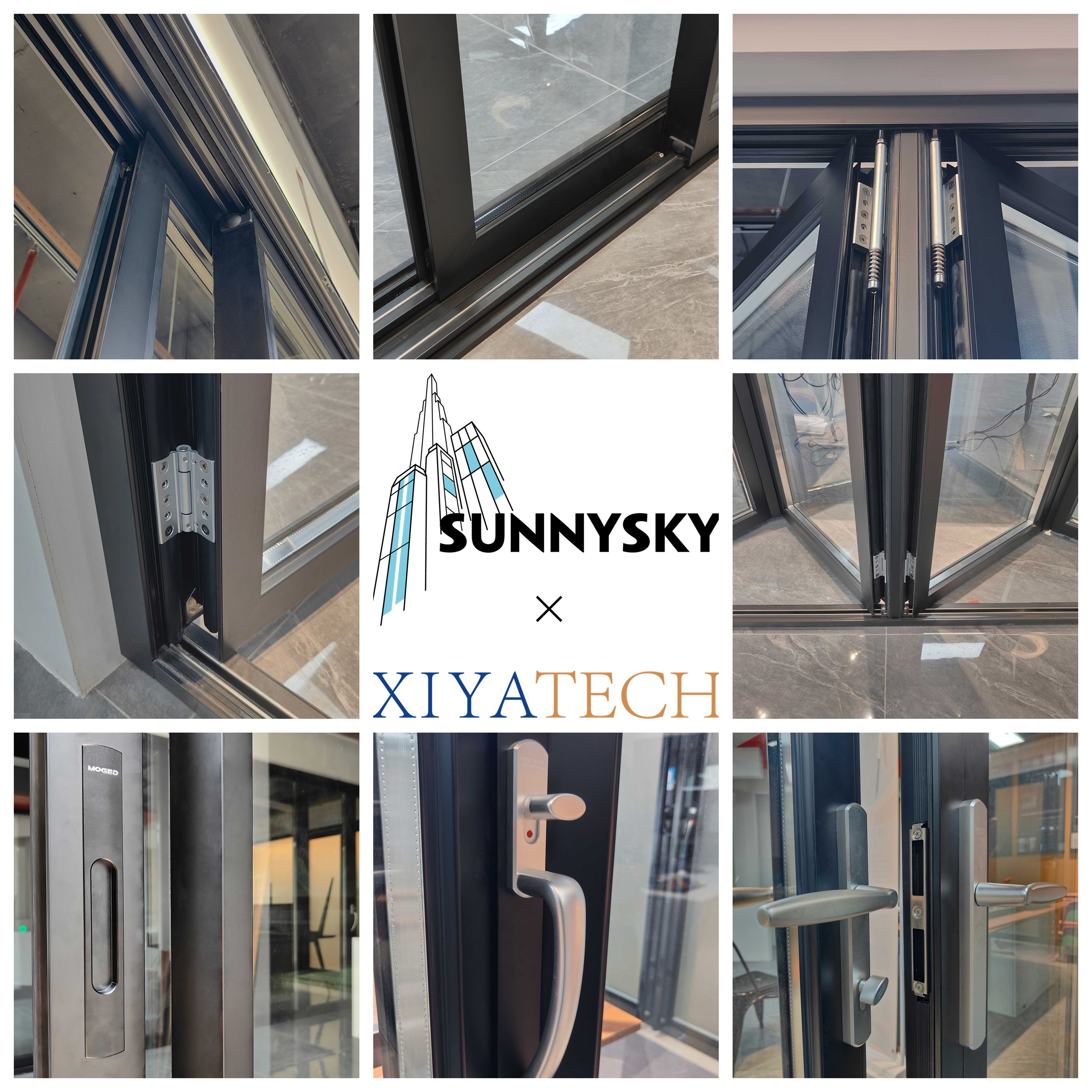 Modern Large Front Main Entrance Single Exterior Entry Aluminium Pivot Front Doors