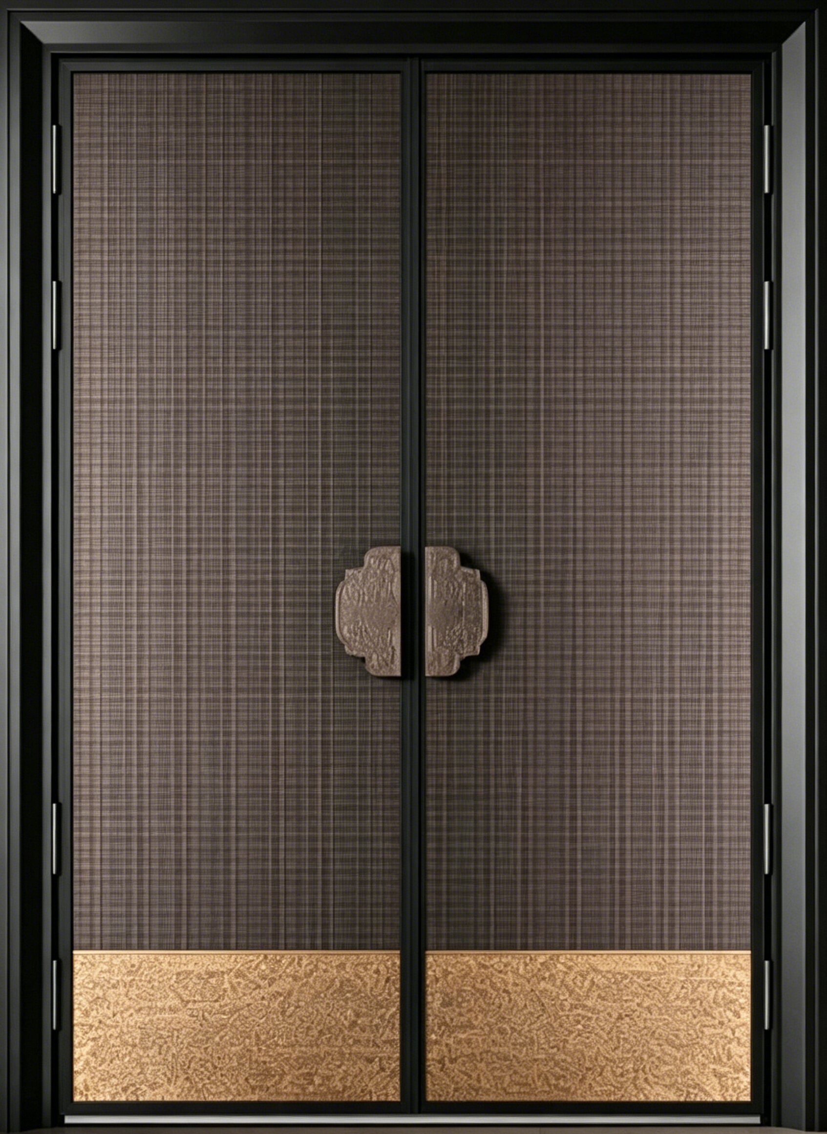 Custom Luxury Bulletproof Blast-Resistant Security Door, Insulated &amp; Soundproof, for Villa, Mansion &amp; Exclusive Clubhouse