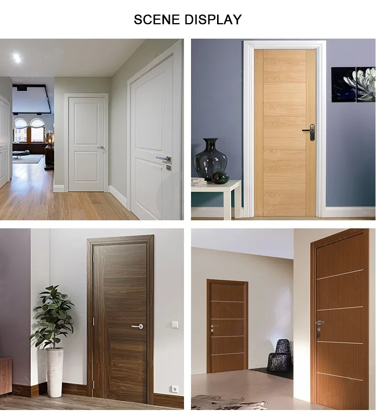 Composite Painting/Free Painting MDF/HDF/HPL/Plywood/Solid Wood/WPC/PVC Interior Timber Wood Wooden Door for Hotel, Apartment, School, Hospital, Villa, Office
