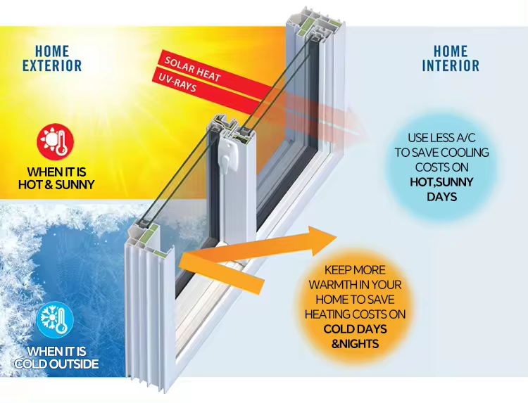 Energy-Saving Glass Detail