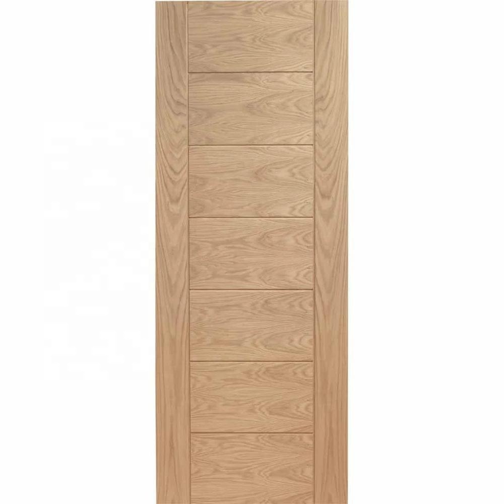 Cheap Price Engineered Solid Wood Oak Internal Fire &amp; Acoustic Rated Classic Design Flush Door for Apartment