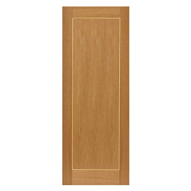 Cheap Price Engineered Solid Wood Oak Internal Fire &amp; Acoustic Rated Classic Design Flush Door for Apartment