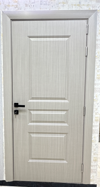 Modern Veneered WPC &amp; MDF Interior Doors for Hotel Office School &amp; Living Room Latest Design with Wooden PVC for Internal Use