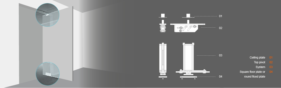 Pivot Door Mechanism Diagram