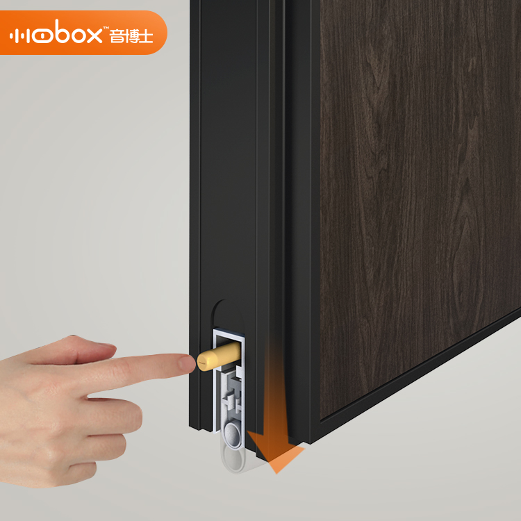High Quality Soundproof Solid Wood Soundproof Door Fireproof Multiple Seal Soundproof Room Interior Door for Hotel Apartment