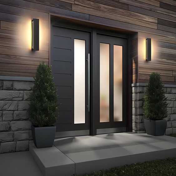 Escape Eco-Friendly Modern Armored Steel Fire-Rated Anti-Theft Exterior Door Manual 1 Year Warranty Zhong Kui ZK-S277