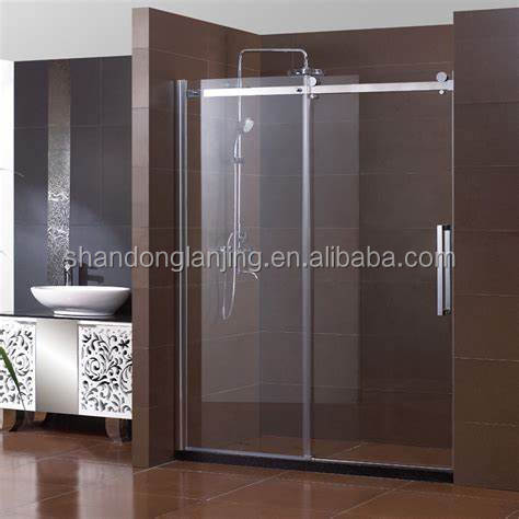 LG Modern Frameless Hinge Tempered Clear Glass Pivot Shower Door for Hotel Interior Shower Rooms with Customized Size