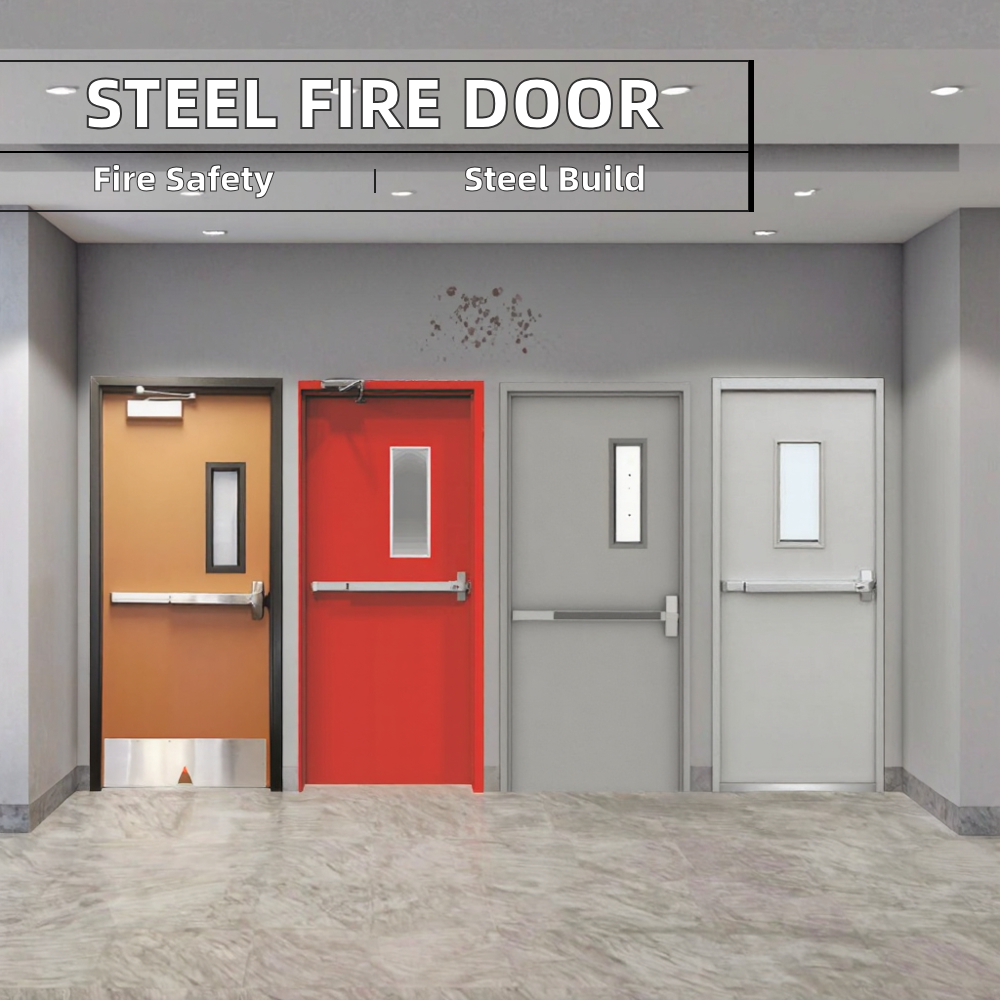 f Steel DoorFireproof Doors Security Steel Fire Door US Standard