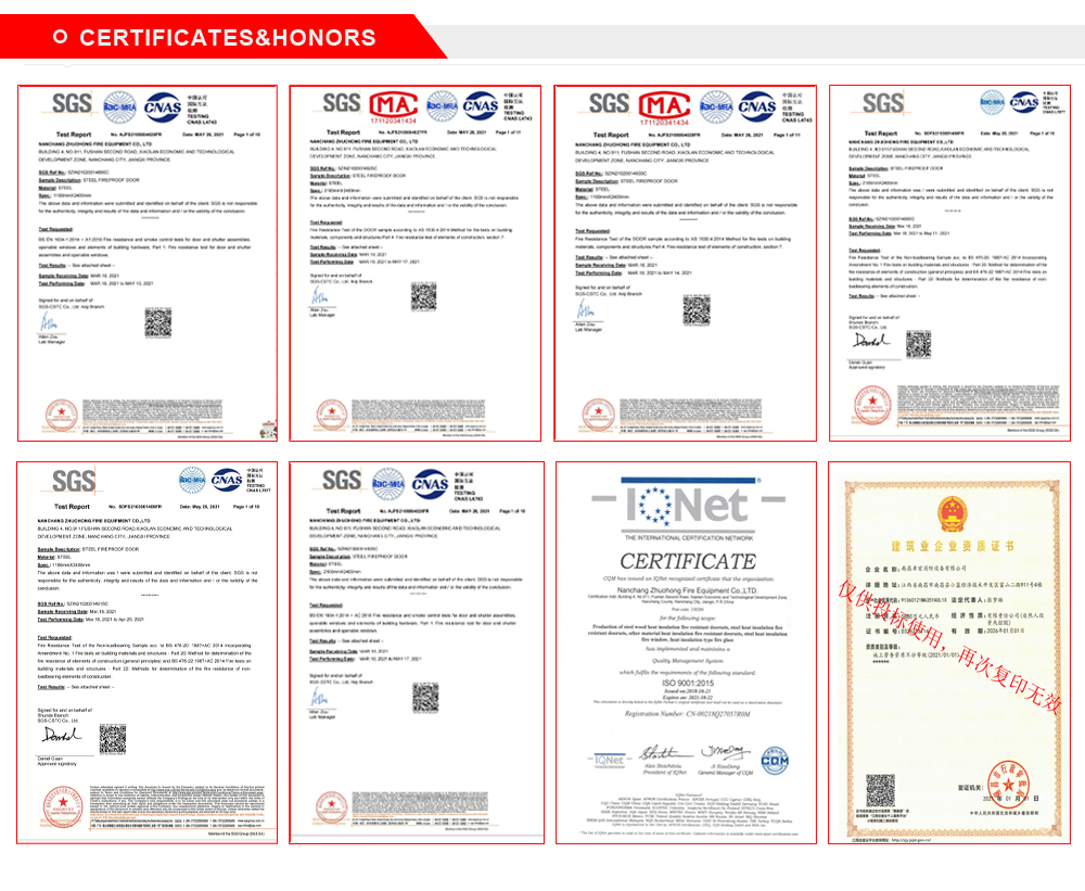 Quality Certifications