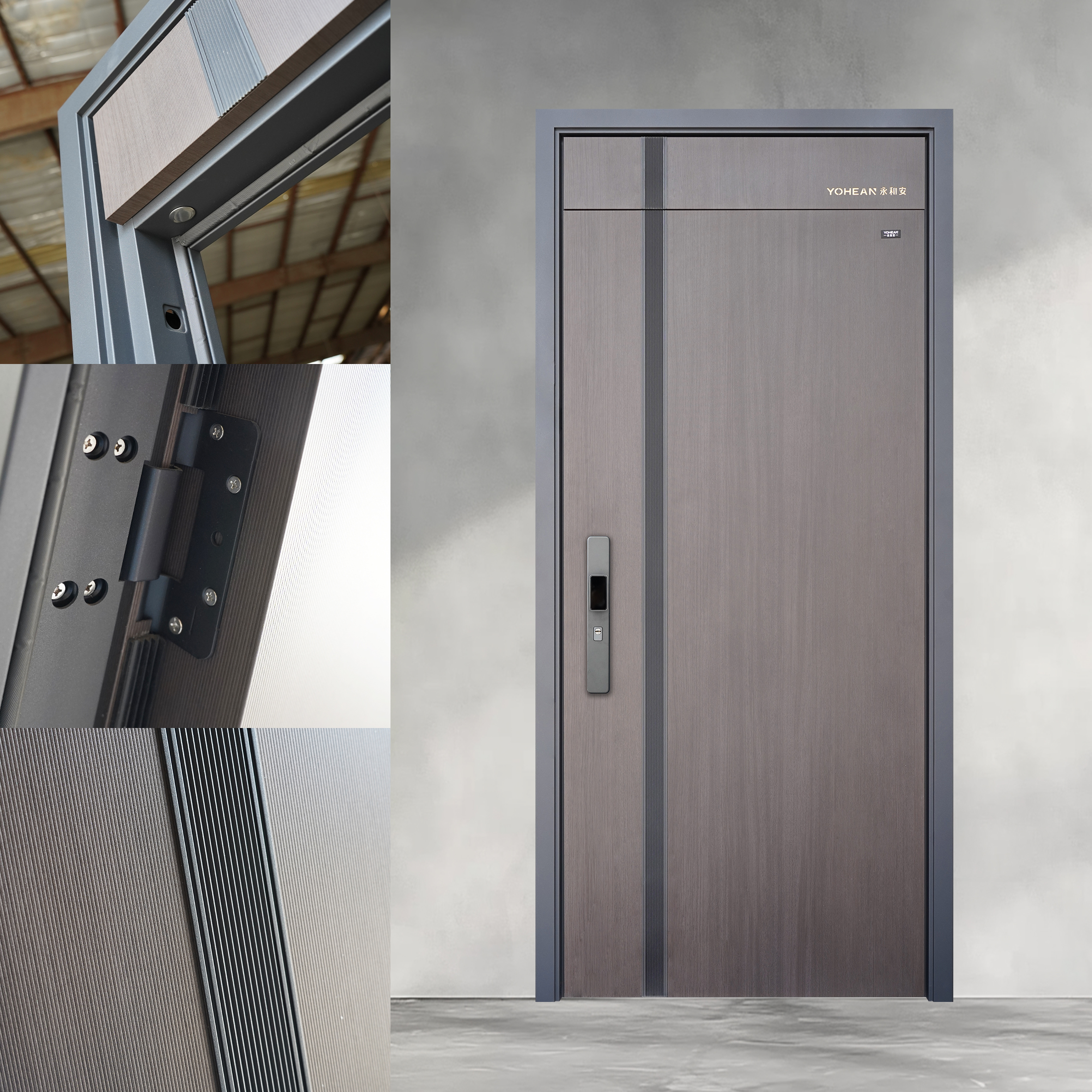Factory Price High Quality Steel Villa Active Demand Luxury Pattern Main Security Front Door