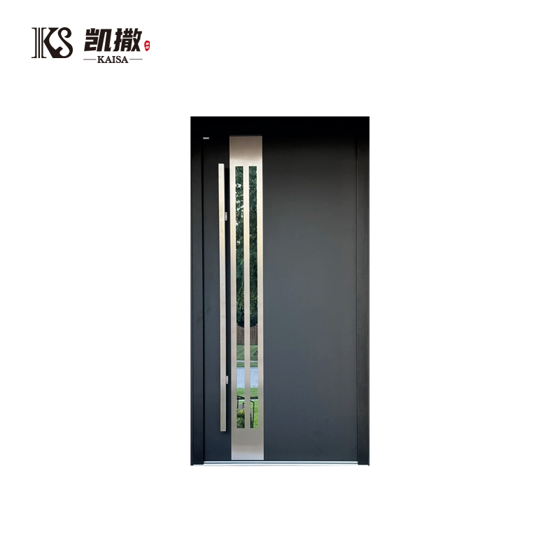 Thermal Break Armored Aluminum Entry Door, Anti-theft Fireproof Soundproof Waterproof All Style Custom for Europe America Market