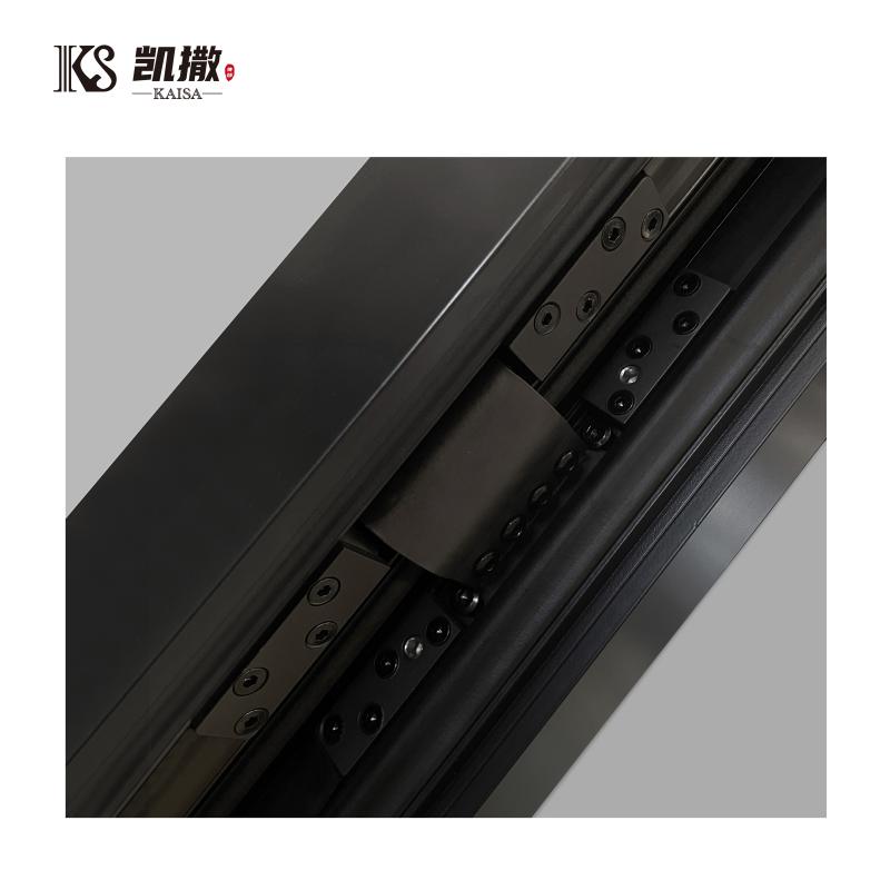 Aluminum Entry Pivot Door Modern Atmospheric Design Strong Burglar Exterior Glass Entry Door Aluminum Front Iron Entry Doors