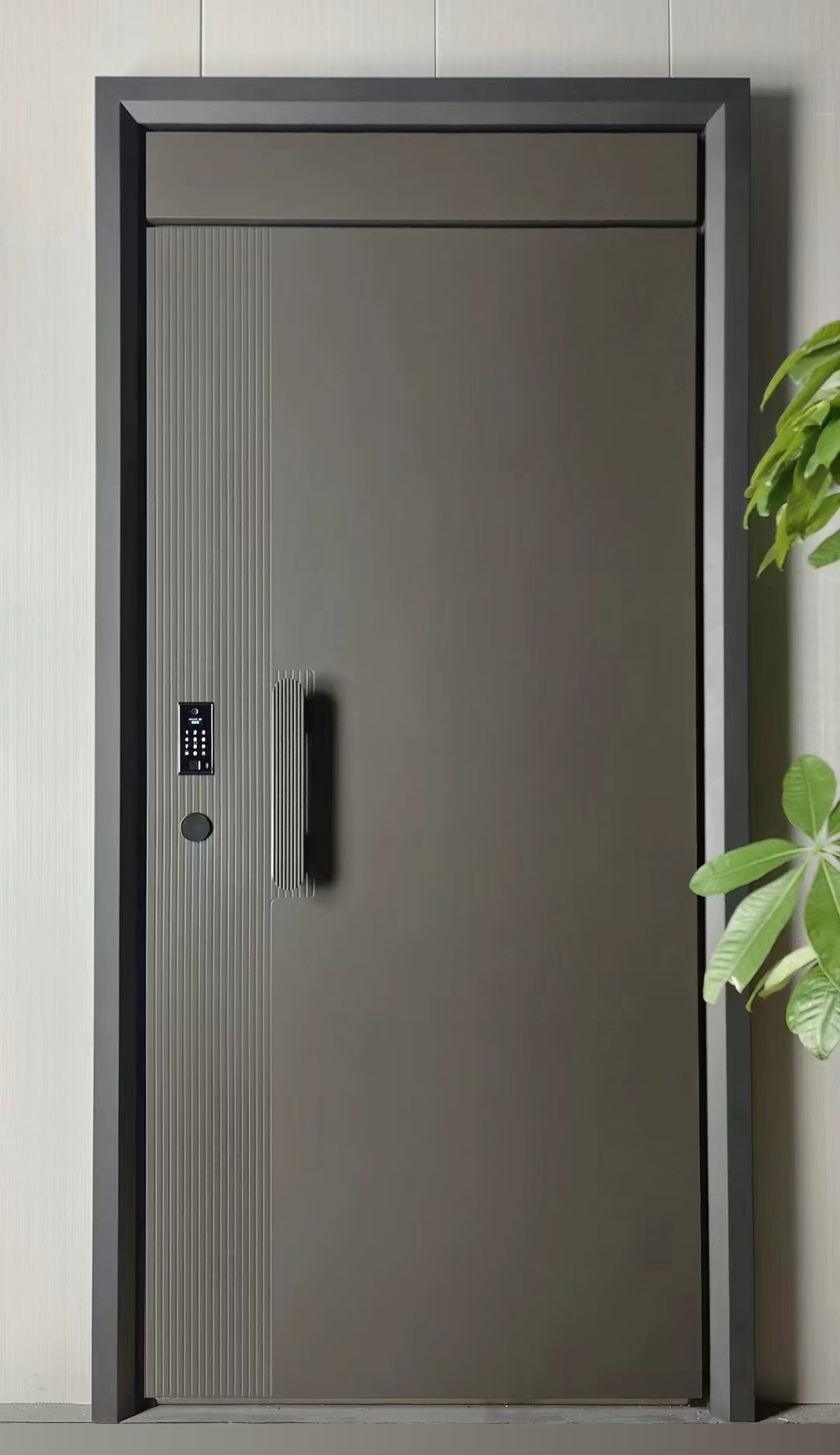 Customizable Good Quality Modern Design Galvanized Steel Armored Security Door Front Entry Fireproof for Villas