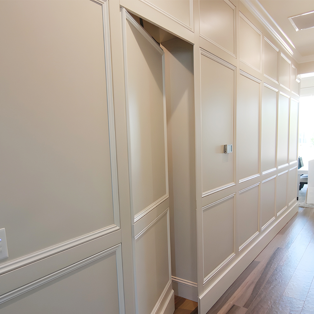 Chantadoor Factory Direct Invisible Flush Door Modern Hidden Wooden Door for Commercial Projects