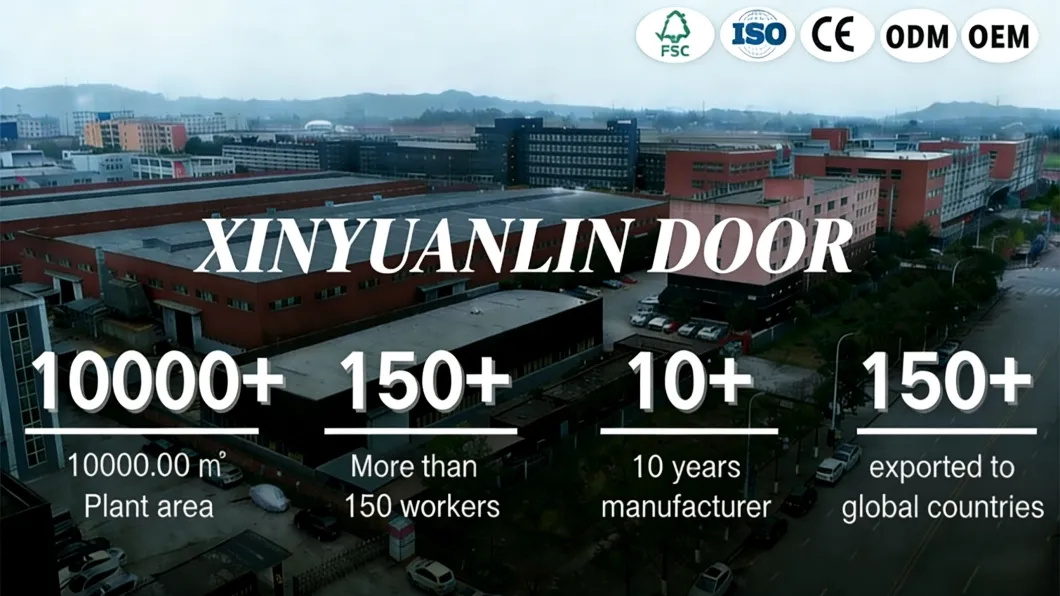 Factory Direct Custom Timber Doors - Plain Solid Wood Door for Residential