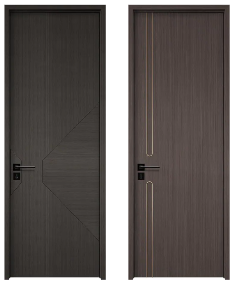 Luxury Interior High Quality Solid Wood Soundproof Door with Finished Surface and Decoration